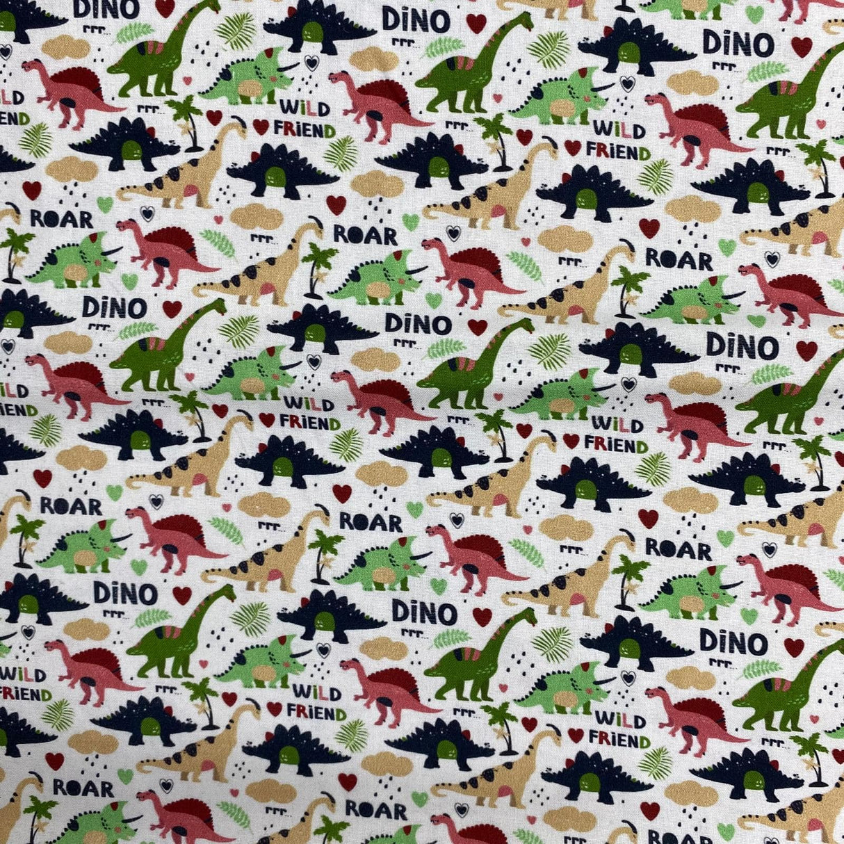 Pound A Metre Per Metre Luxury Printed Cotton – 45" Wide- (Dinosaur) (EOL) (Copy)