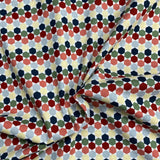 Pound A Metre Per Metre Luxury Printed Cotton – 45" Wide- (Hexagon Mirror) (EOL)