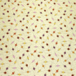 Pound A Metre Per Metre Per Metre Luxury Printed Quilting Cotton -(Custard) (Autumn Sale)