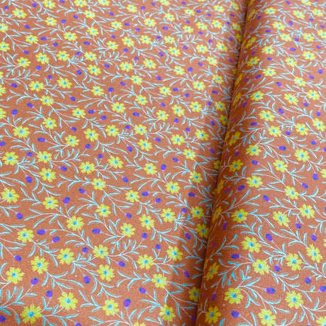 Pound A Metre Per Metre Per Metre Luxury Printed Quilting Cotton - (Orange)