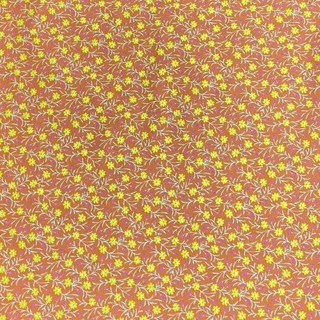 Pound A Metre Per Metre Per Metre Luxury Printed Quilting Cotton - (Orange)