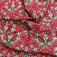 Pound A Metre Per Metre Per Metre Luxury Printed Quilting Cotton - (Red Flowers)