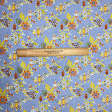 Pound A Metre Per Metre Per Metre Luxury Printed Quilting Cotton - (Sky) (Autumn Sale)