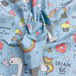 Pound A Metre Per Metre Per Metre Luxury Printed Quilting Cotton - (Sky)