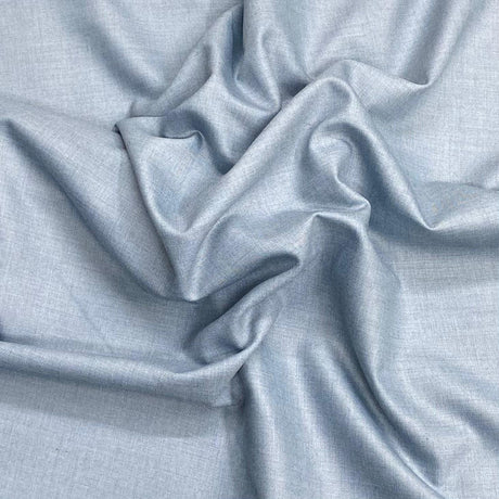 Pound A Metre Per Metre Made For England Rayon Suiting 58" Wide - (Powder Blue)