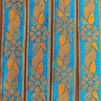 Pound A Metre Per Metre, Metallic Trimming, 25mm Wide (Blue & Orange)