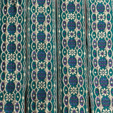 Pound A Metre Per Metre, Metallic Trimming, 45mm Wide (Emerald & Light Gold)