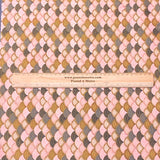 Pound A Metre Per Metre Per Metre Oriental Gold Foil Printed Cotton - 55" Wide (Baby Waves)