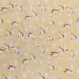 Pound A Metre Per Metre Per Metre Oriental Gold Foil Printed Cotton - 55" Wide (Cream Swan)