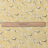 Pound A Metre Per Metre Per Metre Oriental Gold Foil Printed Cotton - 55" Wide (Cream Swan)