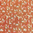Pound A Metre Per Metre Per Metre Oriental Gold Foil Printed Cotton - 55" Wide (Red Swan)