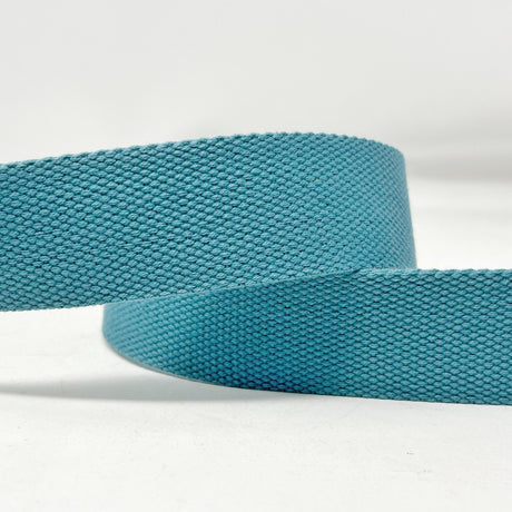 Pound A Metre Per Metre Plain Colours Webbing: For Bag Straps- (Aqua) 38mm / 40mm