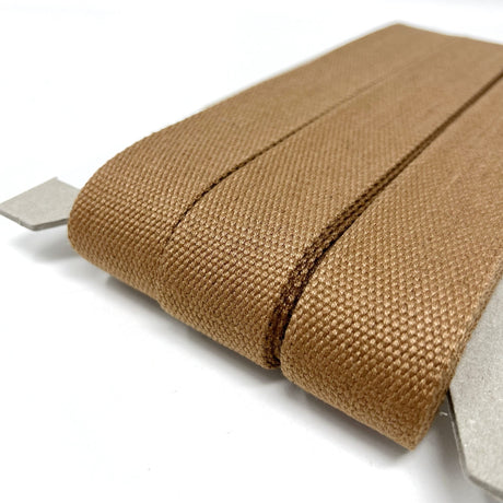 Pound A Metre Per Metre Plain Colours Webbing: For Bag Straps- (Brown) 38mm / 40mm