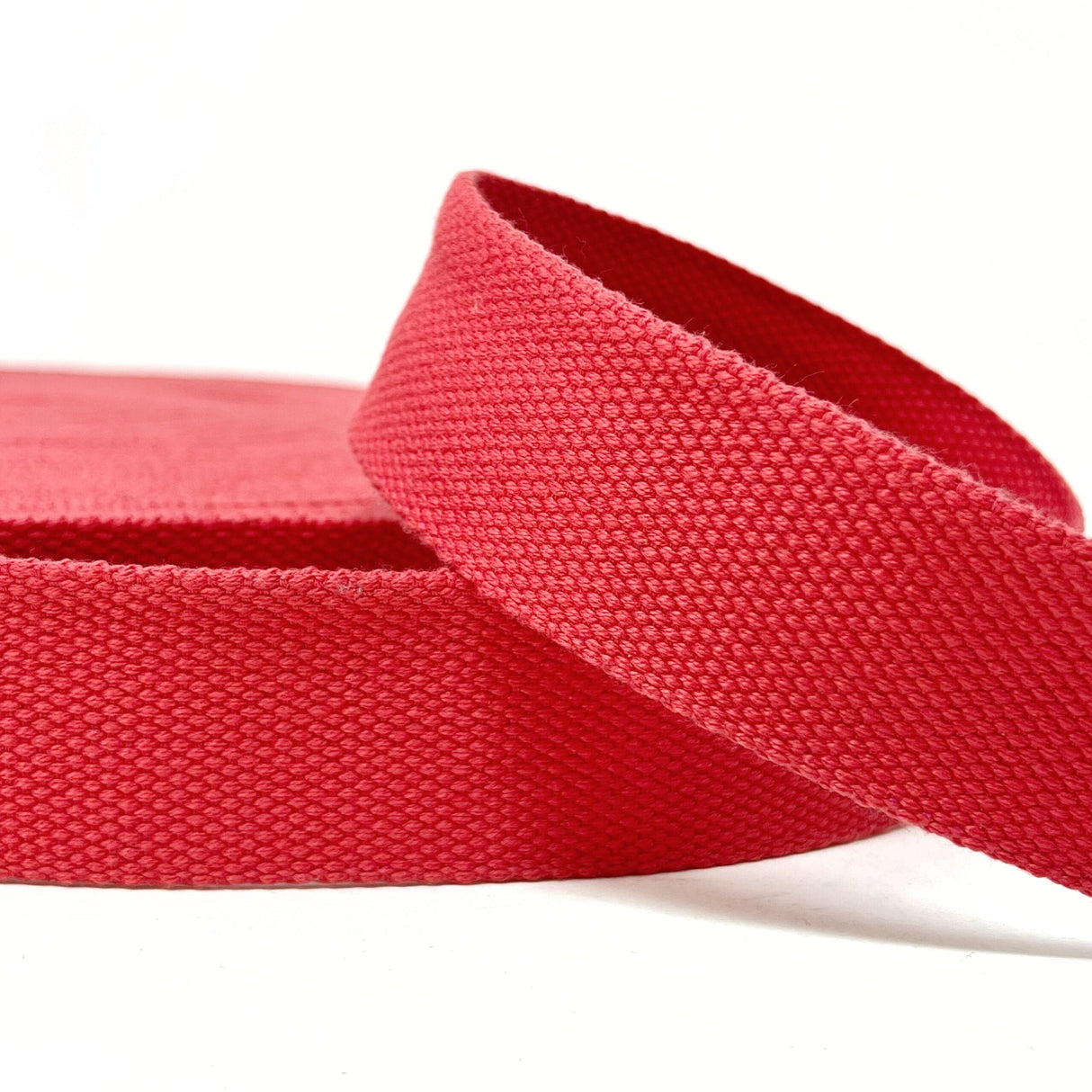 Pound A Metre Per Metre Plain Colours Webbing: For Bag Straps- (Coral) 38mm / 40mm