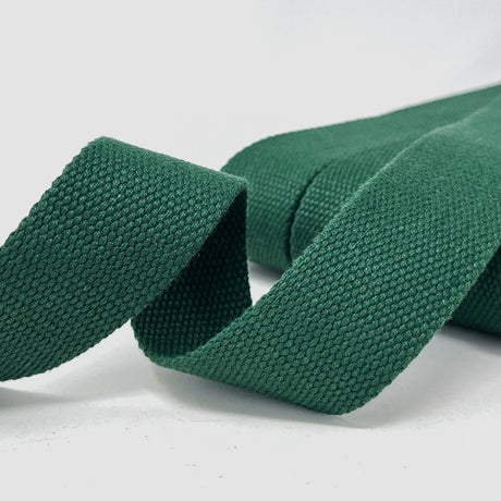 Pound A Metre Per Metre Plain Colours Webbing: For Bag Straps- (Emerald) 38mm / 40mm