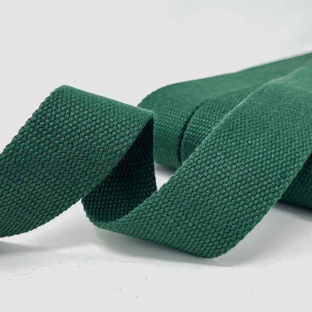 Pound A Metre Per Metre Plain Colours Webbing: For Bag Straps- (Emerald) 38mm / 40mm