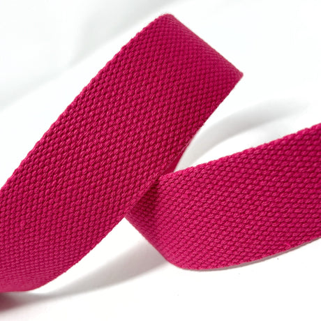 Pound A Metre Per Metre Plain Colours Webbing: For Bag Straps- (Fuchsia) 38mm / 40mm
