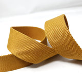 Pound A Metre Per Metre Plain Colours Webbing: For Bag Straps- (Gold) 38mm / 40mm