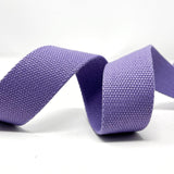 Pound A Metre Per Metre Plain Colours Webbing: For Bag Straps- (Lilac) 38mm / 40mm