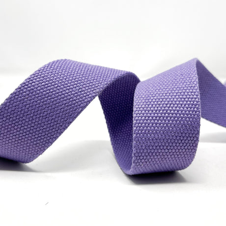 Pound A Metre Per Metre Plain Colours Webbing: For Bag Straps- (Lilac) 38mm / 40mm