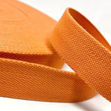 Pound A Metre Per Metre Plain Colours Webbing: For Bag Straps- (Orange) 38mm / 40mm