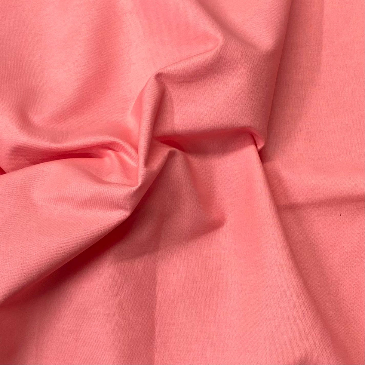 Pound A Metre Per Metre Plain Cotton Canvas - 45" Wide (Coral)