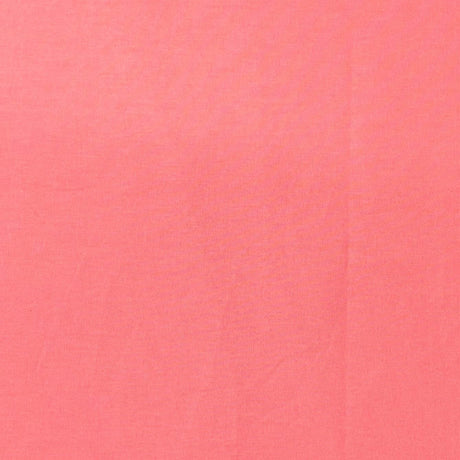 Pound A Metre Per Metre Plain Cotton Canvas - 45" Wide (Coral)