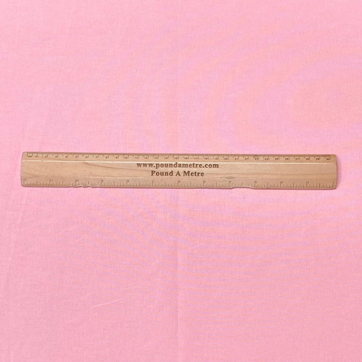 Pound A Metre Per Metre Plain Cotton Canvas - 45" Wide (Salmon)