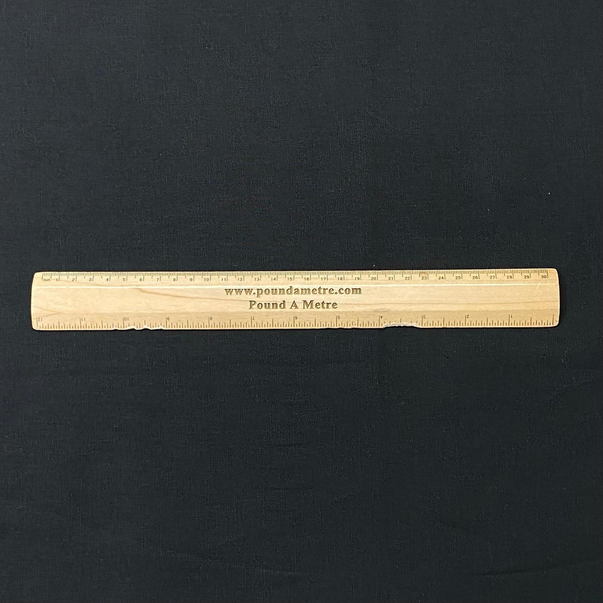 Pound A Metre Per Metre Plain Cotton Canvas - 55" Wide (Black)