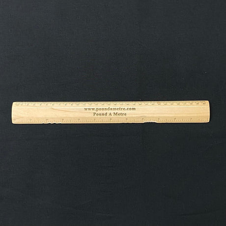 Pound A Metre Per Metre Plain Cotton Canvas - 55" Wide (Black)