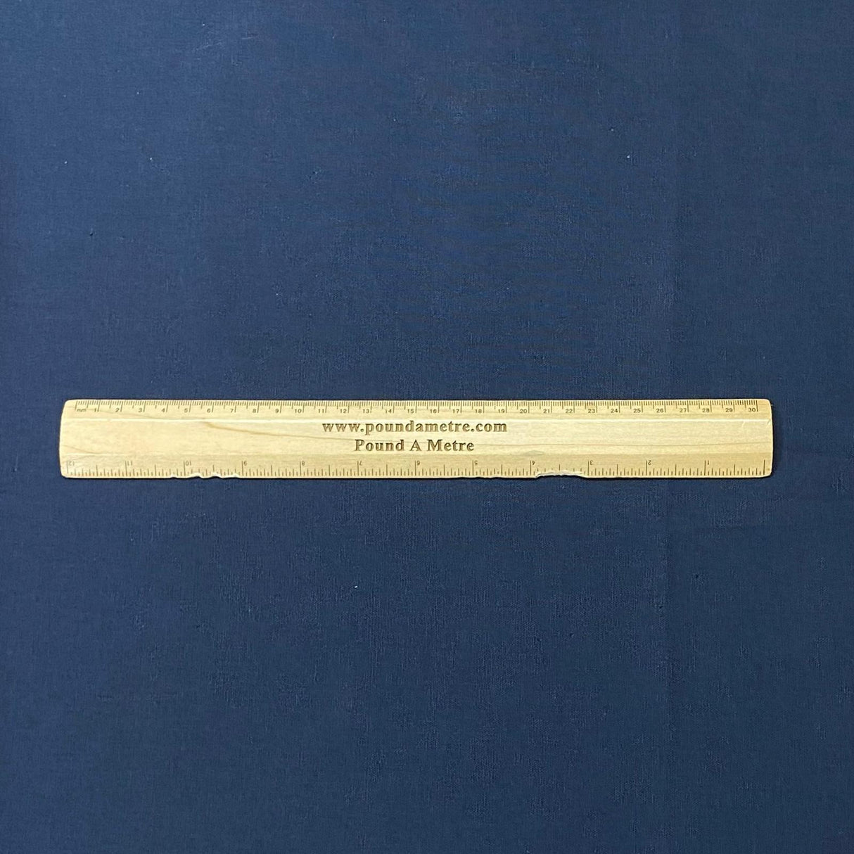 Pound A Metre Per Metre Plain Cotton Canvas - 55" Wide (Navy)