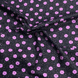 Pound A Metre Per Metre Premium Digital Cotton 45'' Wide (Black & Pink)