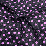 Pound A Metre Per Metre Premium Digital Cotton 45'' Wide (Black & Pink)