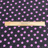 Pound A Metre Per Metre Premium Digital Cotton 45'' Wide (Black & Pink)