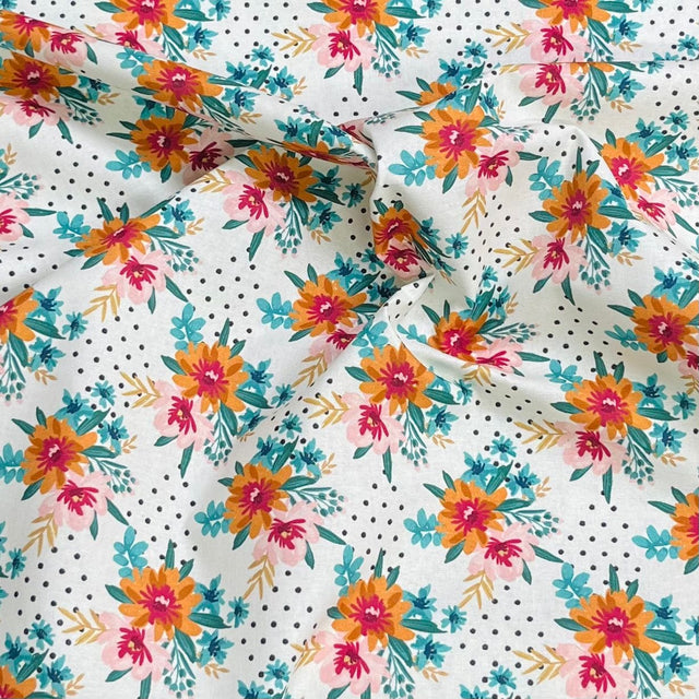 Pound A Metre Per Metre Premium Digital Cotton 45'' Wide (Bloom)