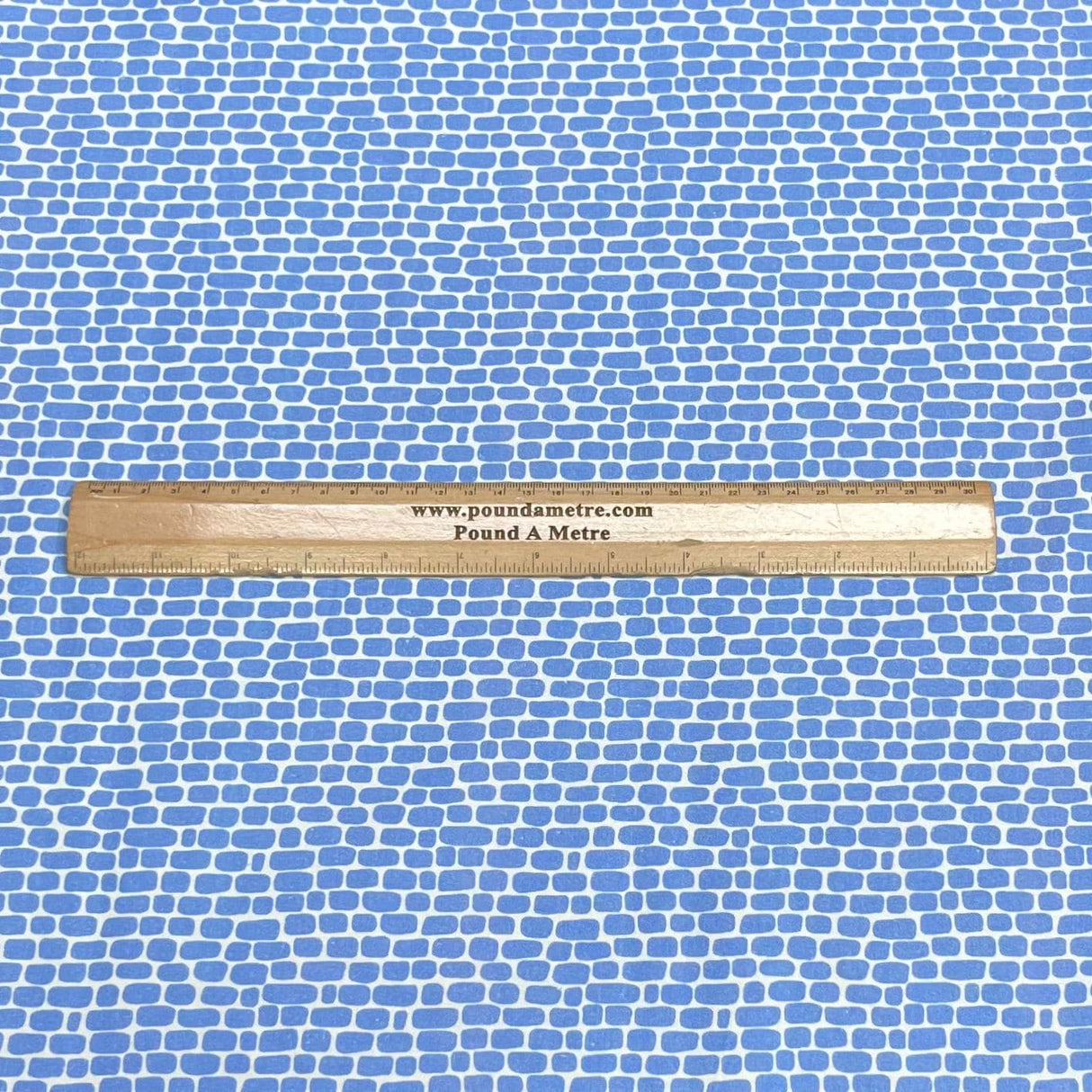 Pound A Metre Per Metre Premium Digital Cotton 45'' Wide (Blue Brick)
