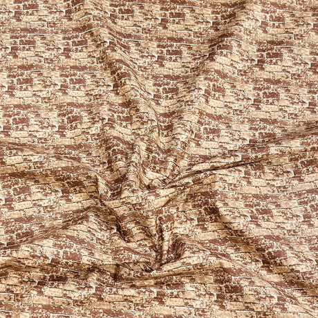 Pound A Metre Per Metre Premium Digital Cotton 45'' Wide (Brick)