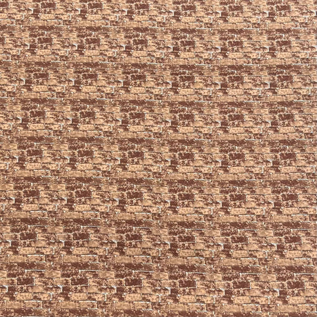 Pound A Metre Per Metre Premium Digital Cotton 45'' Wide (Brick)