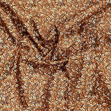 Pound A Metre Per Metre Premium Digital Cotton 45'' Wide (Brown)