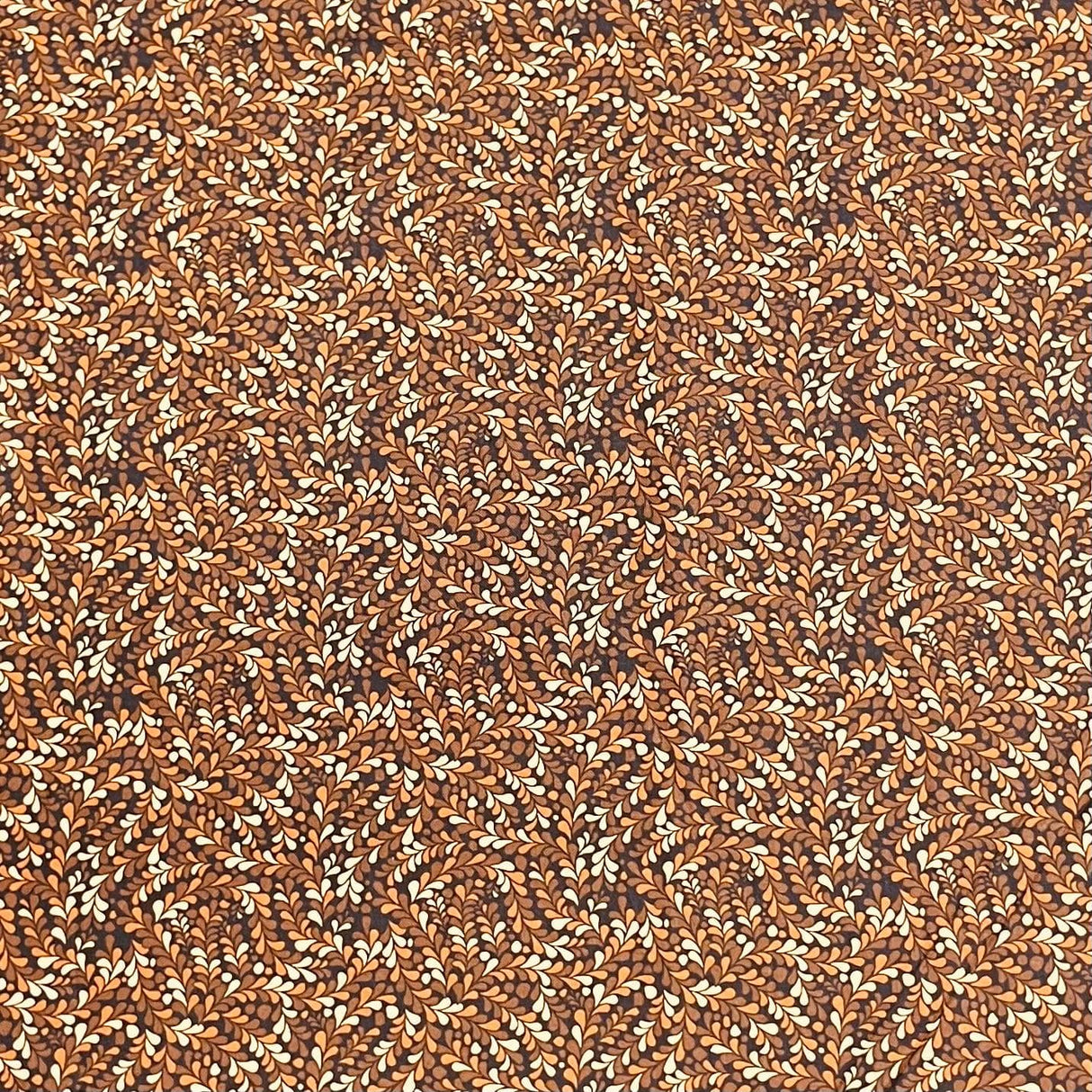 Pound A Metre Per Metre Premium Digital Cotton 45'' Wide (Brown)