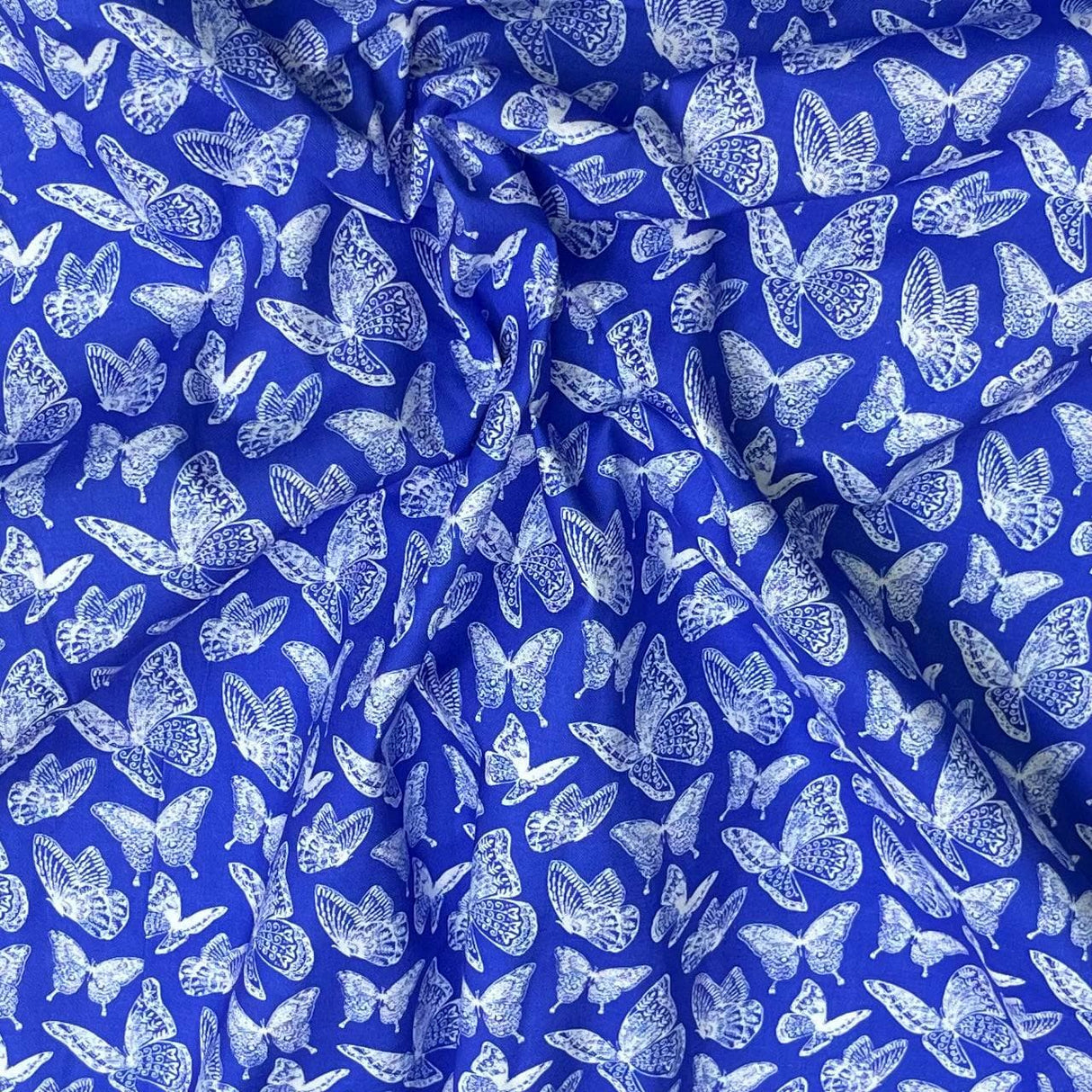 Pound A Metre Per Metre Premium Digital Cotton 45'' Wide (Butterflies)