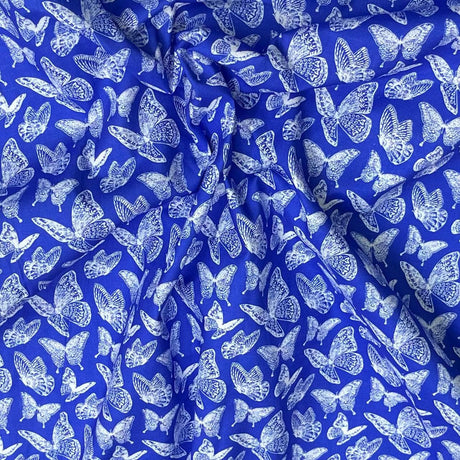 Pound A Metre Per Metre Premium Digital Cotton 45'' Wide (Butterflies)
