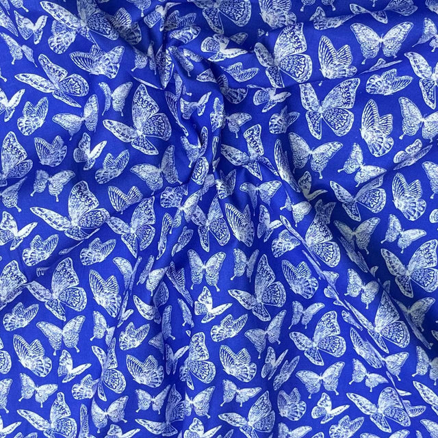 Pound A Metre Per Metre Premium Digital Cotton 45'' Wide (Butterflies)