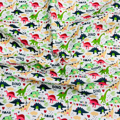 Pound A Metre Per Metre Premium Digital Cotton 45'' Wide (Dinosaur)