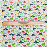 Pound A Metre Per Metre Premium Digital Cotton 45'' Wide (Dinosaur)