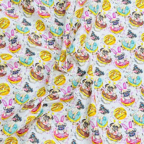 Pound A Metre Per Metre Premium Digital Cotton 45'' Wide (Donut)