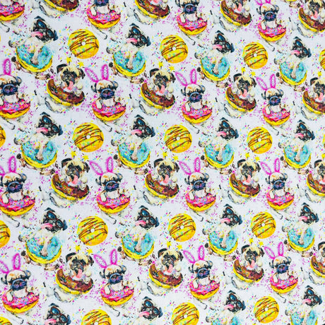 Pound A Metre Per Metre Premium Digital Cotton 45'' Wide (Donut)