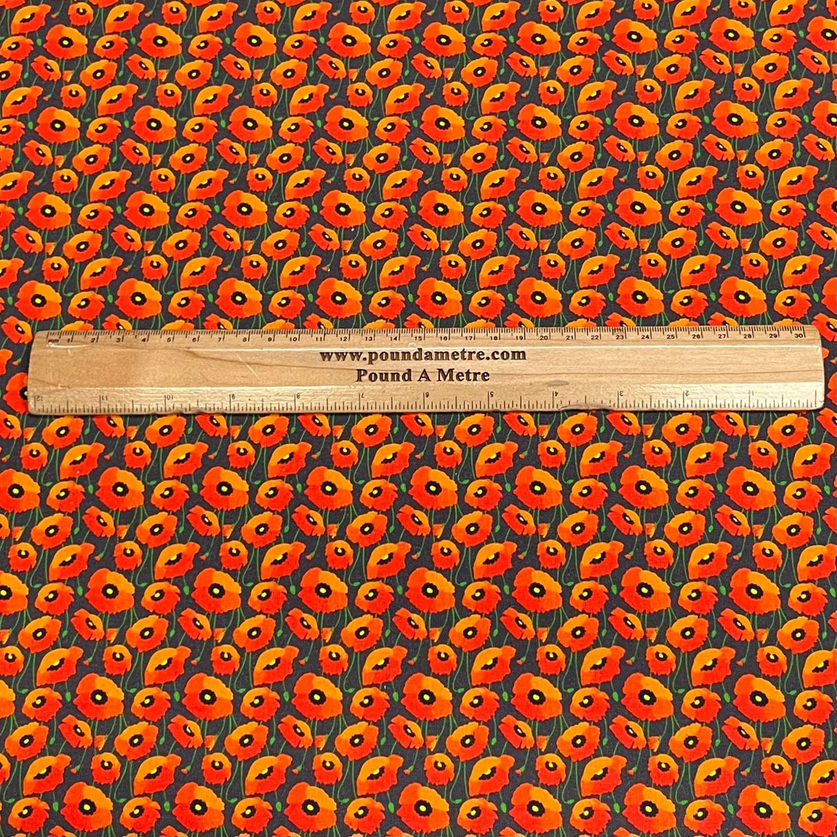 Pound A Metre Per Metre Premium Digital Cotton 45'' Wide (Fire Fly)