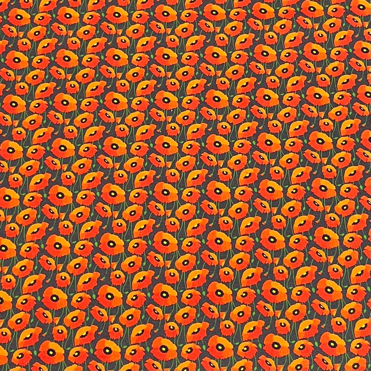 Pound A Metre Per Metre Premium Digital Cotton 45'' Wide (Fire Fly)