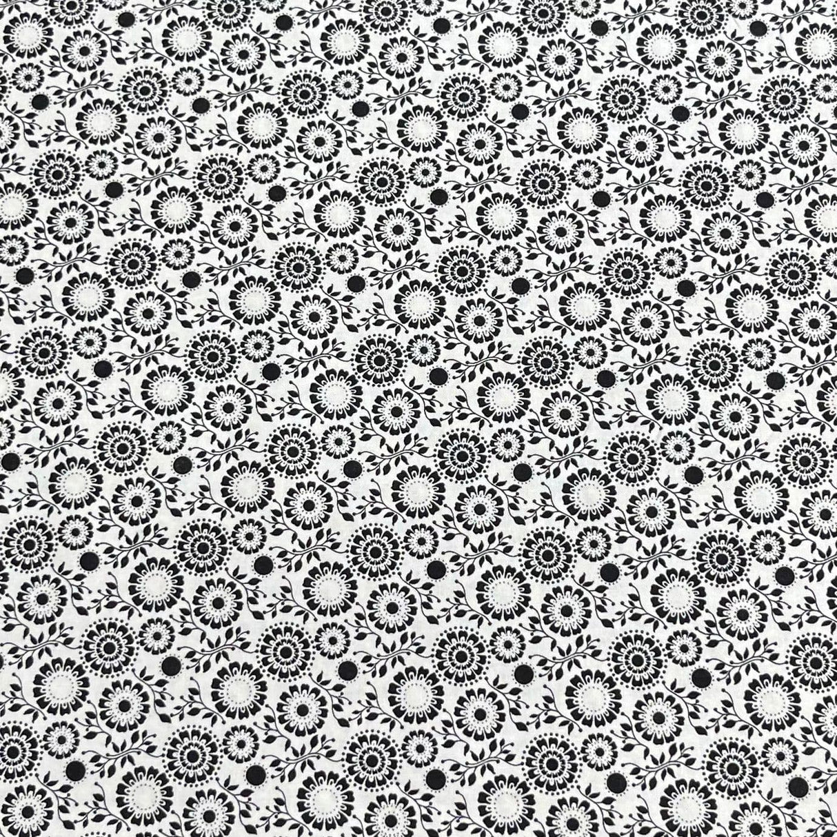 Pound A Metre Per Metre Premium Digital Cotton 45'' Wide (Floral)